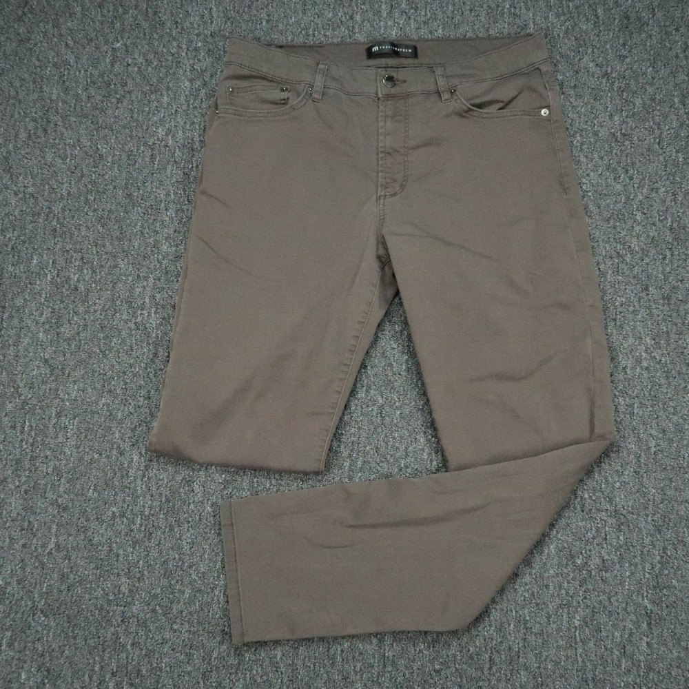 Travis Mathew Jeans Mens 34x32 Brown Legacy Featherweight 5 Pocket Lightweight